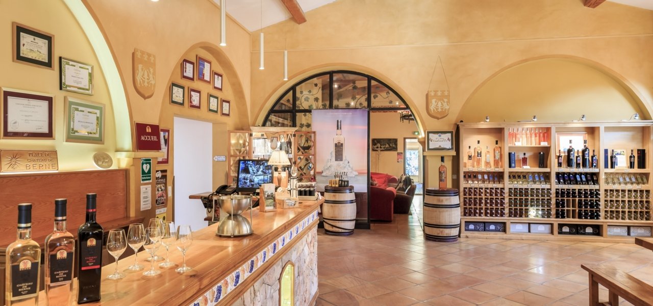 Cellar of Chateau de Berne